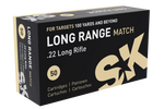 SK 22LR Long Range Match 40gr LRN Ammunition (50pk)