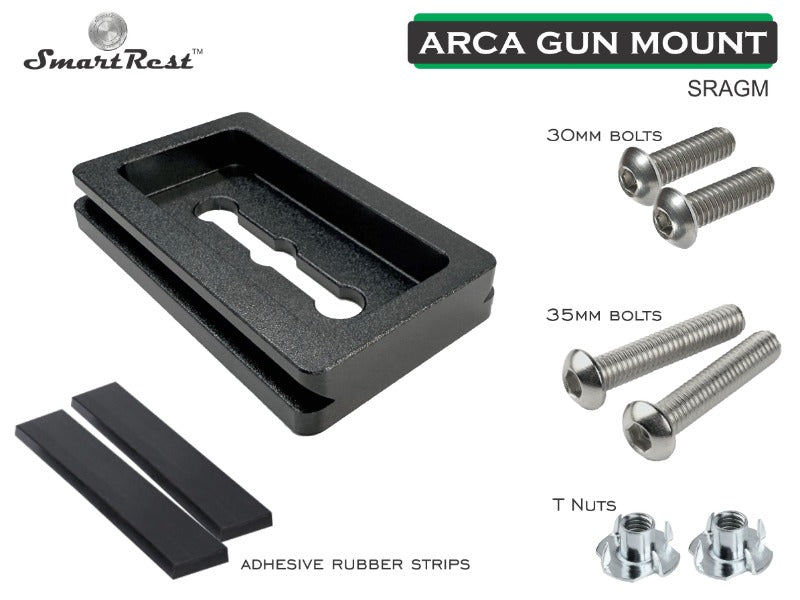 SmartRest Arca Gun Mount Plate for flat stock