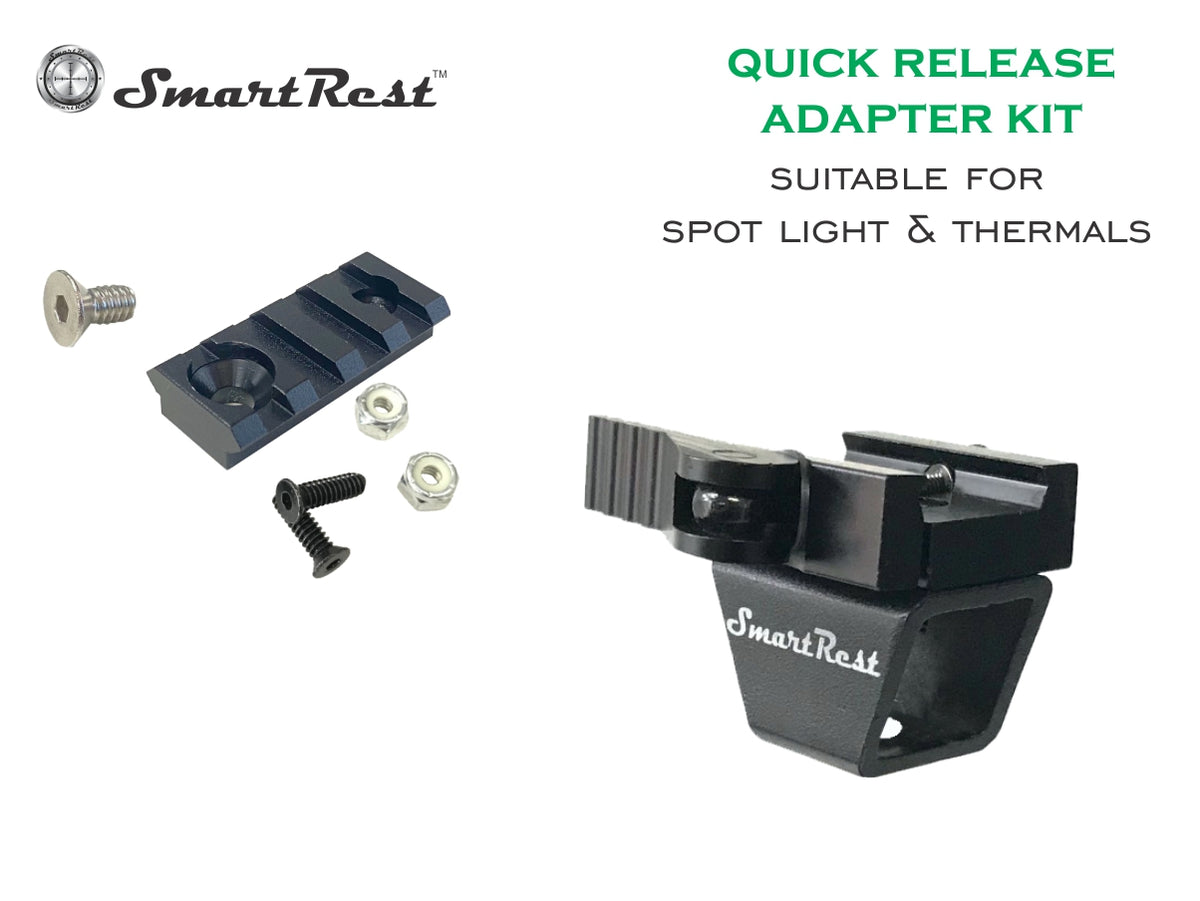 SmartRest Clamp Bracket + Picatinny Rail On