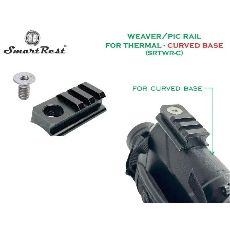 SMARTREST PICATINNY RAIL FOR THERMAL - CURVED BASE - Hunt The Night