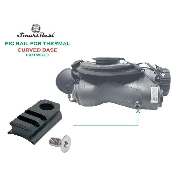 SMARTREST PICATINNY RAIL FOR THERMAL - CURVED BASE - Hunt The Night