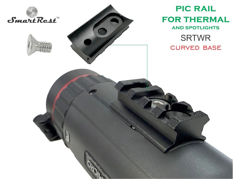 SmartRest Picatinny Rail For Thermal - Curved Base