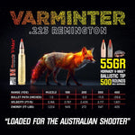 Red Earth Ammo 55gr Hornady V-Max .223 Rem 500 pack