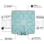 Nakie Recycled Picnic Blanket - Hunt The Night