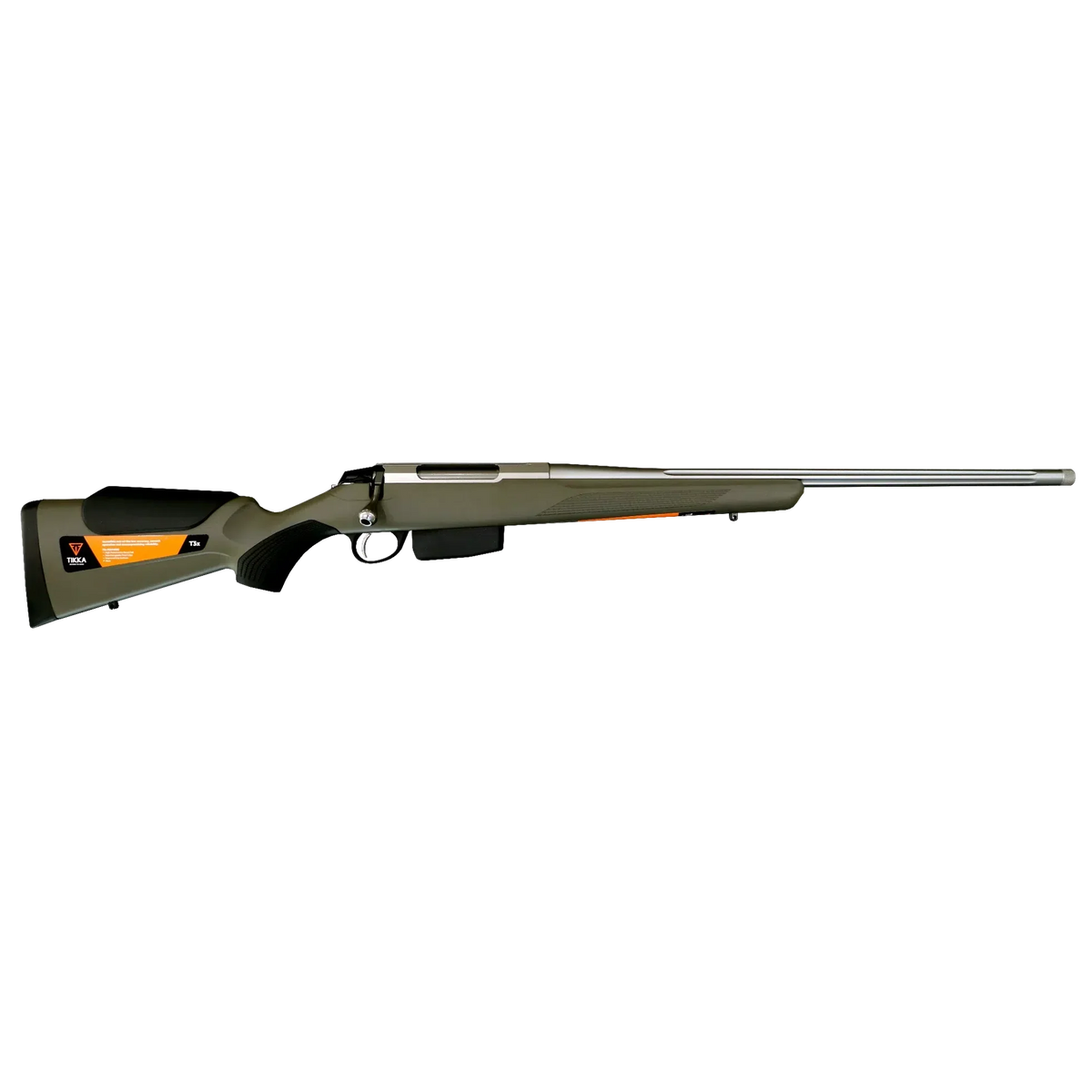Tikka T3x Aspire (Lite Green Stainless Fluted) 223 MT 22.4" - Hunt The Night