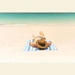 NAKIE OCEAN BREEZE - RECYCLED SAND FREE BEACH TOWEL - Hunt The Night