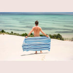 NAKIE OCEAN BREEZE - RECYCLED SAND FREE BEACH TOWEL - Hunt The Night