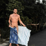 NAKIE SALTY WAVES - RECYCLED SAND FREE BEACH TOWEL - Hunt The Night