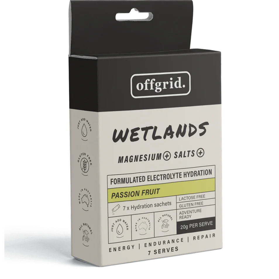 wetlands - formulated hydration drink passionfruit flavour - Hunt The Night