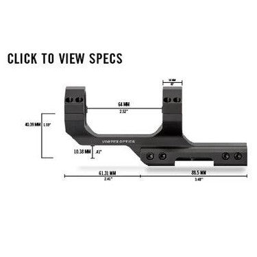 VORTEX 1" SPORT CANTILEVER MOUNT 2" OFFSET - Hunt The Night