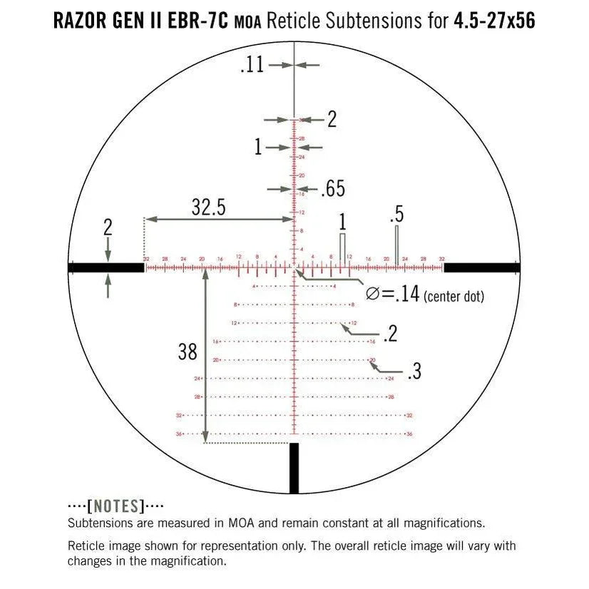 VORTEX RAZOR HD 4.5-27X56 EBR7C MOA - Hunt The Night