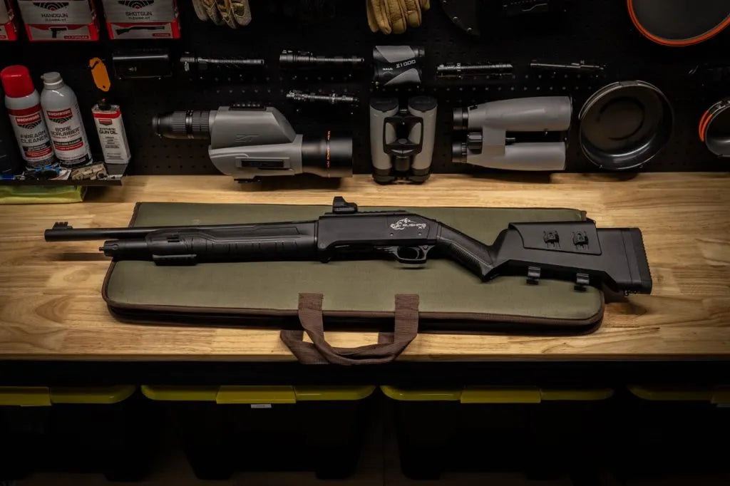 AXOR ARMS BUSHPIG XT 2.0 12G 20" LEVER RELEASE SHOTGUN 5+1 TACTICAL BLACK