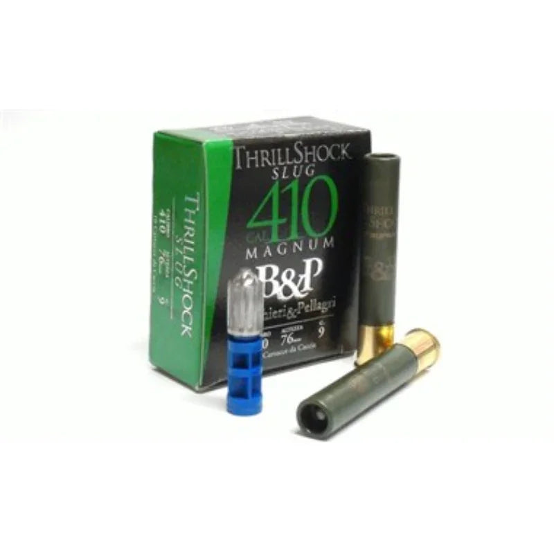 B&P BIG GAME THRILL SHOCK SLUG 410ga 10 PK 14 pkts per case