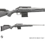 RUGER AMERICAN GEN II STD 204 RUGER GREY 20" + MUZZLE BRAKE 10 SHOT - side view