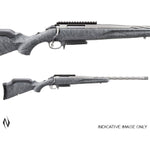 RUGER AMERICAN GEN II STD 308 GREY 20" + MUZZLE BRAKE 3 SHOT - side view