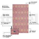 NAKIE ROSY TIDES - RECYCLED SAND FREE BEACH TOWEL - Hunt The Night