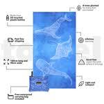 NAKIE UNDERWATER MAGIC - RECYCLED SAND FREE BEACH TOWEL - Hunt The Night