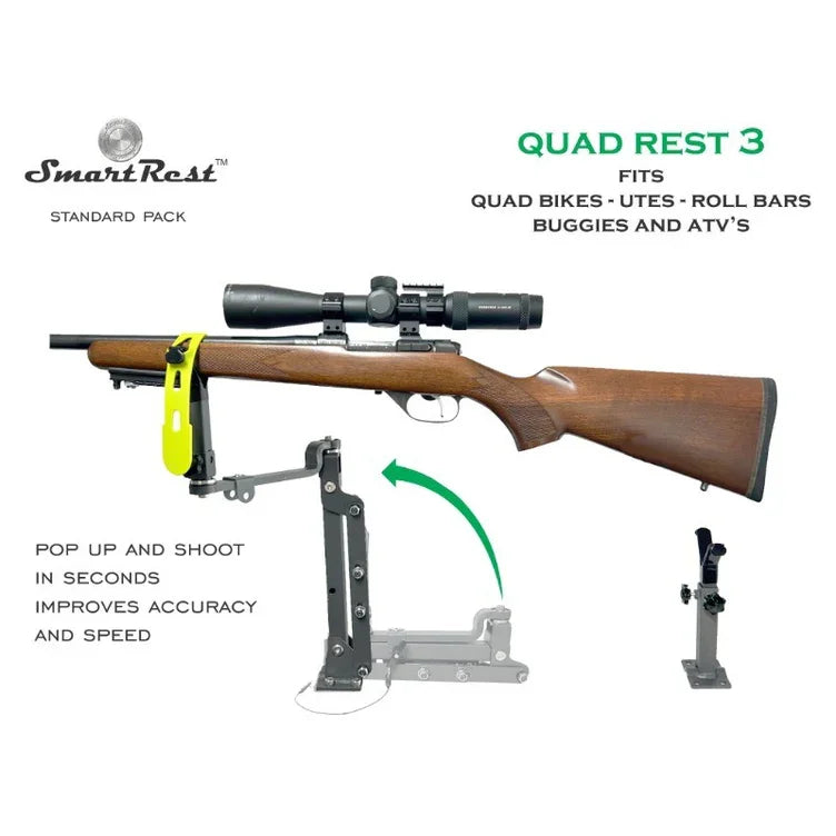 SmartRest Quad Rest 3 Gun Rack - Hunt The Night