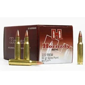 Hornady 222 REM 50 GR SP MATCH (50)