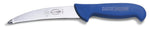 F. Dick ErgoGrip Gut and Tripe Knife 15cm with metal ball tip and blue handle