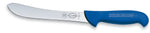 F. Dick ErgoGrip Trimming Knife 18cm stiff offset-tip blade with blue handle