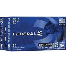 Federal Game-shok 22lr No. 12 Bird Shot 25gr