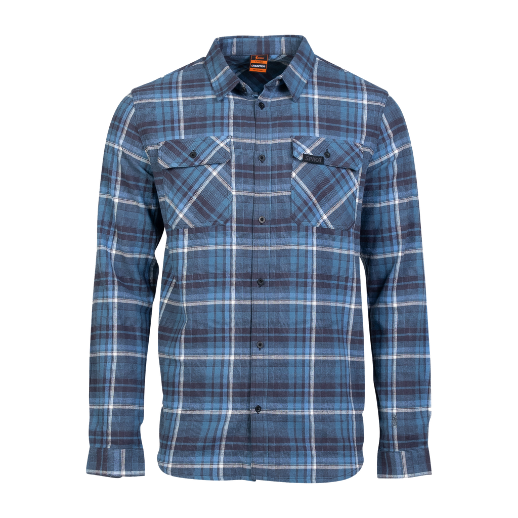 Spika Flannel Check Shirt - Mens - Moss Green