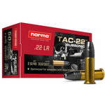 Norma TAC-22 Subsonic 22LR 40gr LHP 50rds