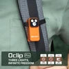 Olight Oclip Pro Compact LED Clip Light with Floodlight & Spotlight Orange