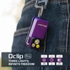 Olight Oclip Pro Compact LED Clip Light with Floodlight & Spotlight Purple