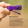 Olight Oclip Pro Compact LED Clip Light with Floodlight & Spotlight Purple