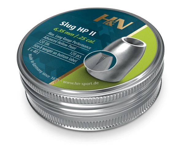 H&N SLUG HP II .25 .30GR AIR SLUG