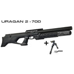AGT Uragan 2 - 700 Synthetic PCP Air Rifle with Bipod - Hunt The Night