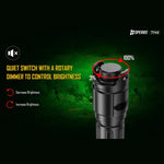 SPERAS TH4 IR KIT Zoomable & Dimmable & Rechargeable 4-in-1 Hunting Flashlight Kit - Hunt The Night