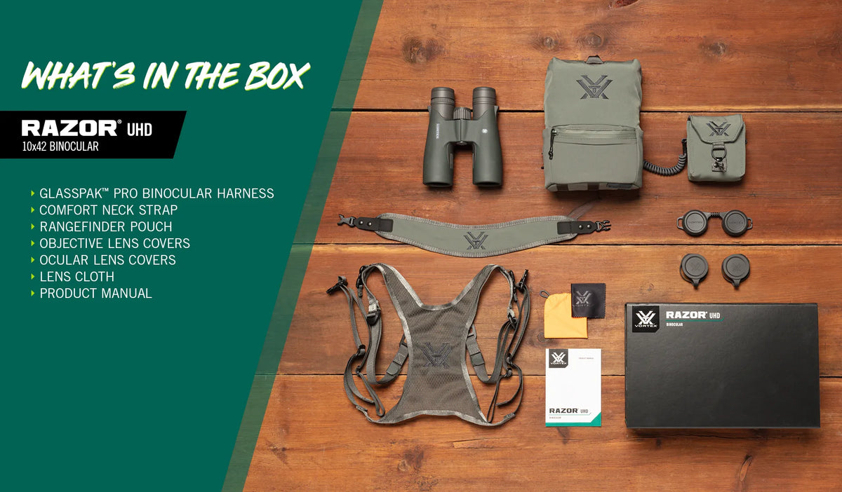 Vortex Razor Uhd 10x42 Binocular - lifestyle shot