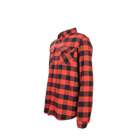 Spika Go Casual Check Shirt Mens Red-Large