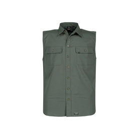 Spika GO Work Sleeveless Shirt - Mens - Washed Green - Small