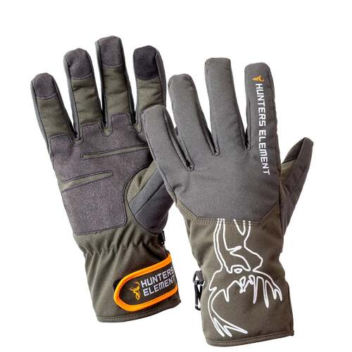 Hunters Element Blizzard Gloves Grey/Green