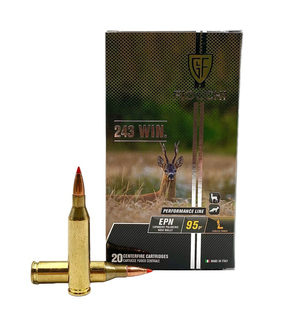 Fiocchi 243 Win 95gr EPN 20pk Polymer Tip