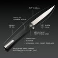 Ocaso Solstice Knife - Carbon Fiber Satin