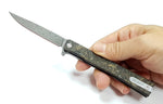 Ocaso Solstice Knife - Fat Carbon Damascus Steel