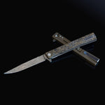 Ocaso Solstice Knife - Fat Carbon Damascus Steel