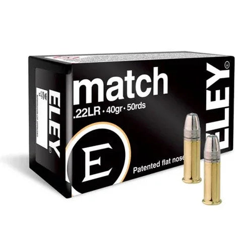 Eley Match 22 Lr 40gr Lrn 50pk