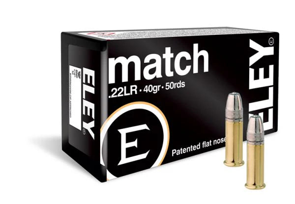 Eley Match 22 LR 40gr LRN 50pk