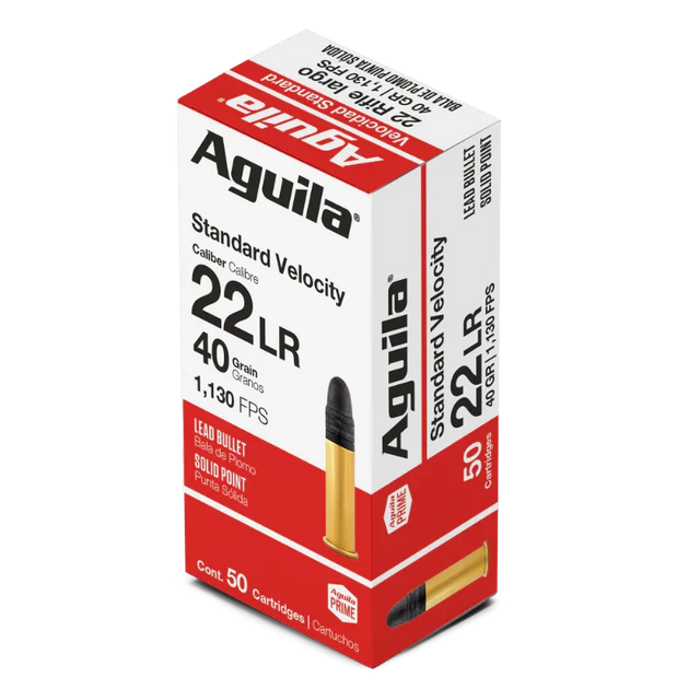 Aguila 22lr Sv Sp 40gr Ammunition (50/box)