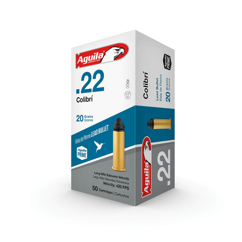 AGUILA 22 COLIBRI 20GR AMMUNITION (50/BOX)