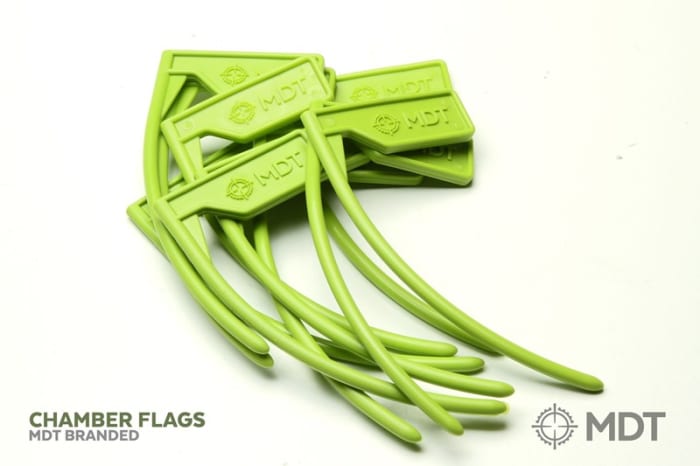MDT CHAMBER FLAG - GREEN PACK OF 10