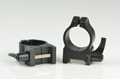 Warne Scope Rings 1", Medium Height, Quick Detach, Matte Black ...