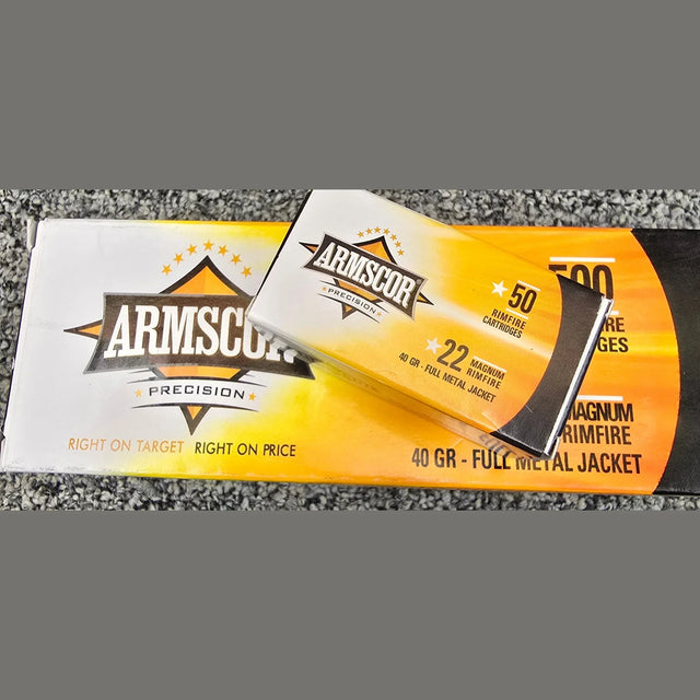 Armscor .22 Magnum Rx High Velocity Fmj 40gr
