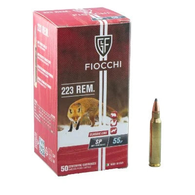 FIOCCHI 223 REM 50GR FMJHP 50PK Ammunition